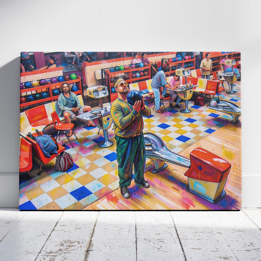 The Big Lebowski: League Night Canvas