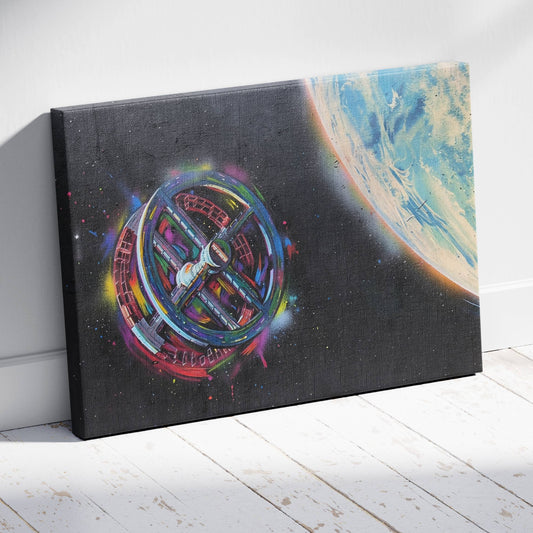 2001: Orbiting Silence Canvas