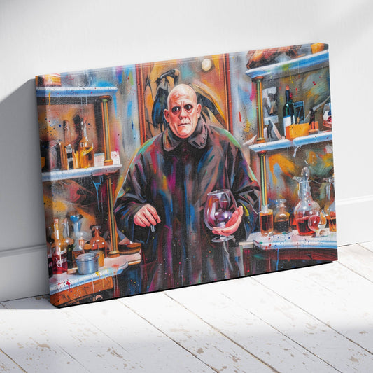 Addams Family: Movie Night with Uncle Fester Canvas