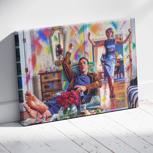 American Beauty: Lester’s Awakening Canvas