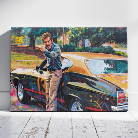Talladega Nights: If You Ain't First Canvas