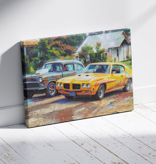 Two-Lane Blacktop: Nothing Left but the Road Canvas