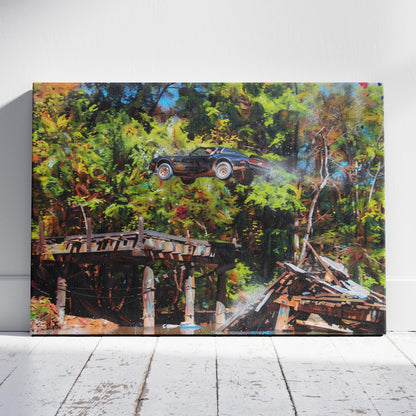 Smokey and the Bandit: Bridge Jump Canvas