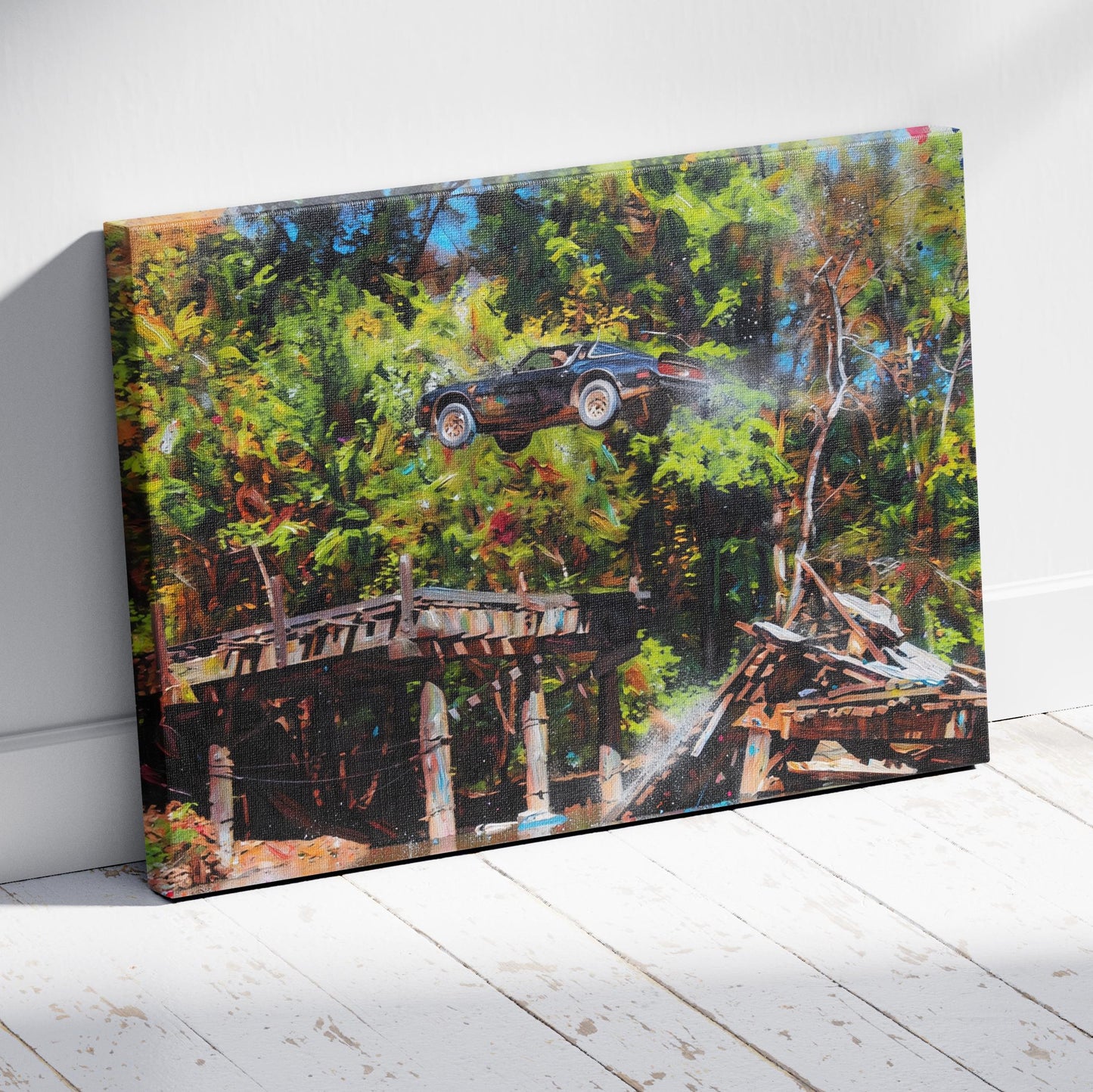 Smokey and the Bandit: Bridge Jump Canvas