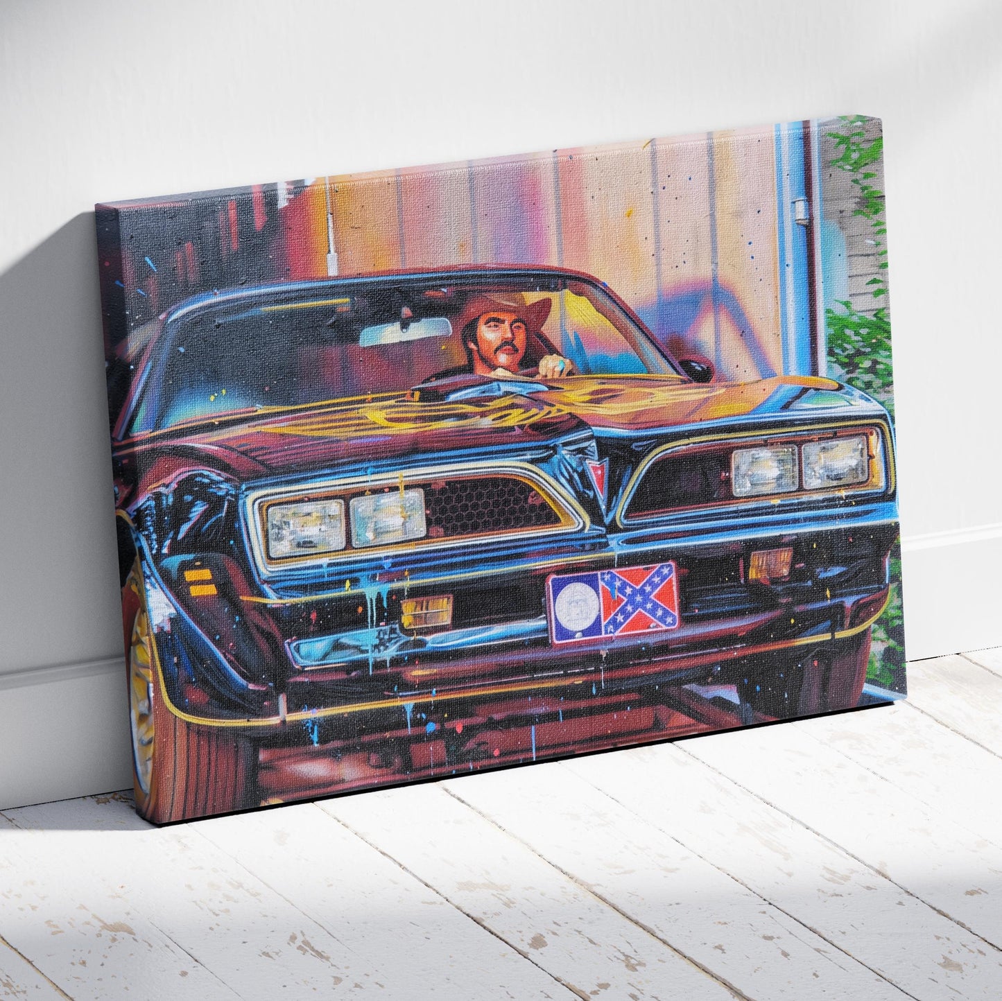 Smokey and the Bandit: Black Trans Am Canvas
