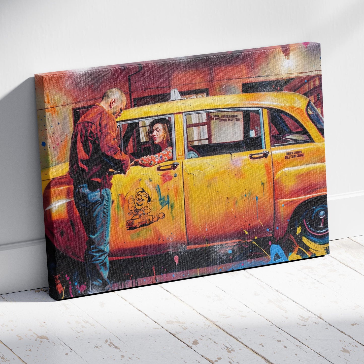 Pulp Fiction: Midnight Taxi Canvas