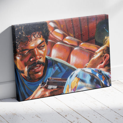 Pulp Fiction: Diner Standoff Canvas
