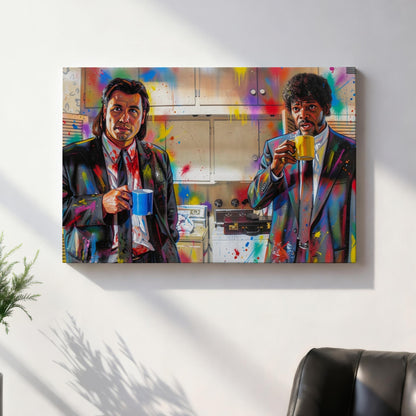 Pulp Fiction: Gourmet Shit Canvas