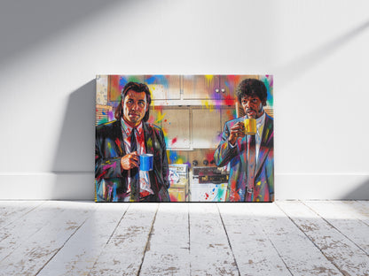 Pulp Fiction: Gourmet Shit Canvas