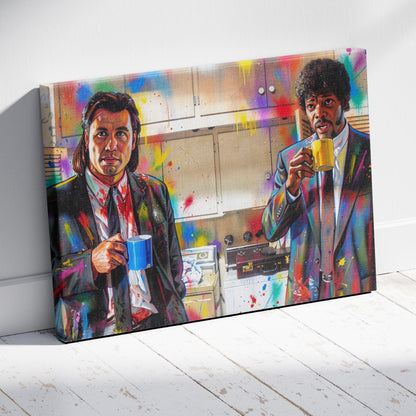 Pulp Fiction: Gourmet Shit Canvas