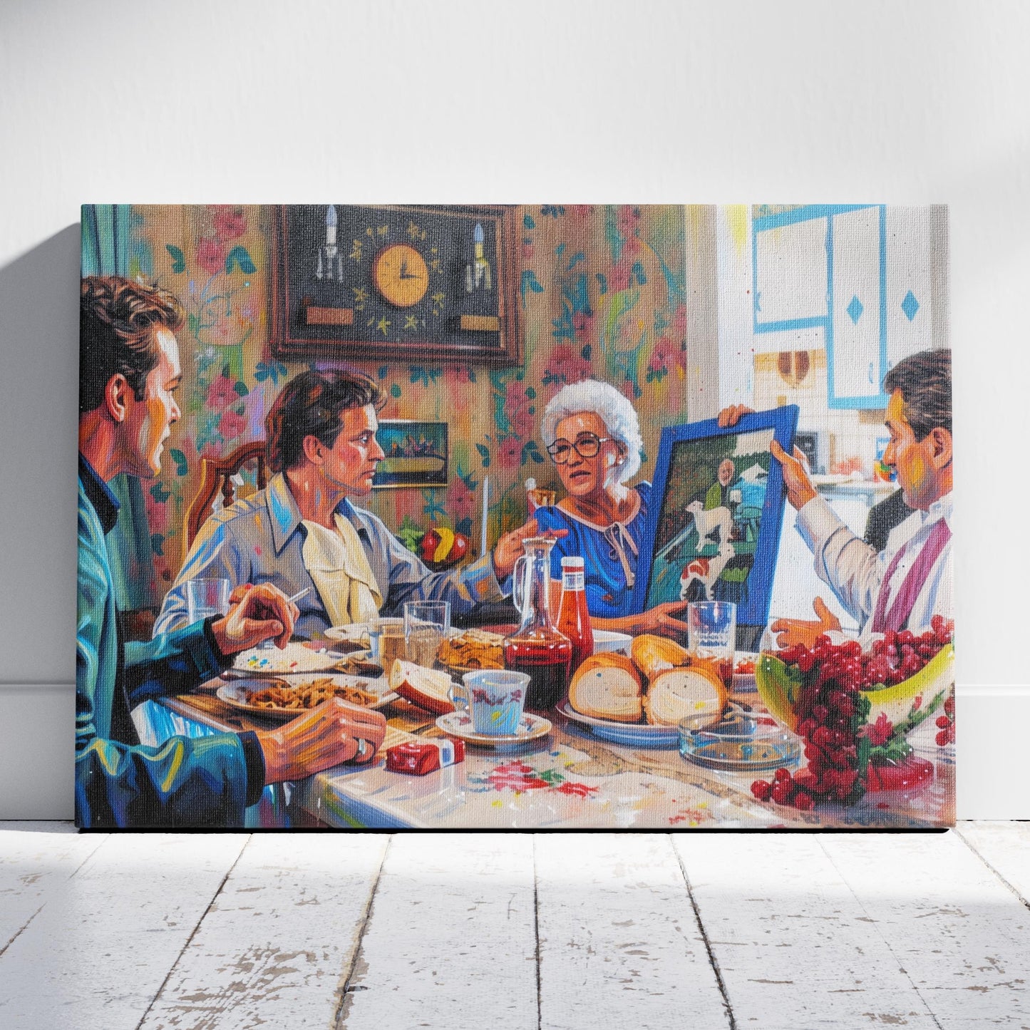 Goodfellas: One Dog Goes One Way Canvas