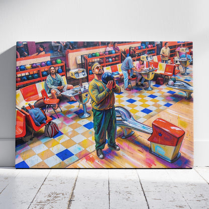 The Big Lebowski: League Night Canvas