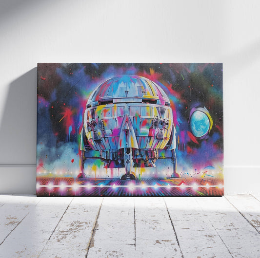2001: Moon Landing Module Canvas