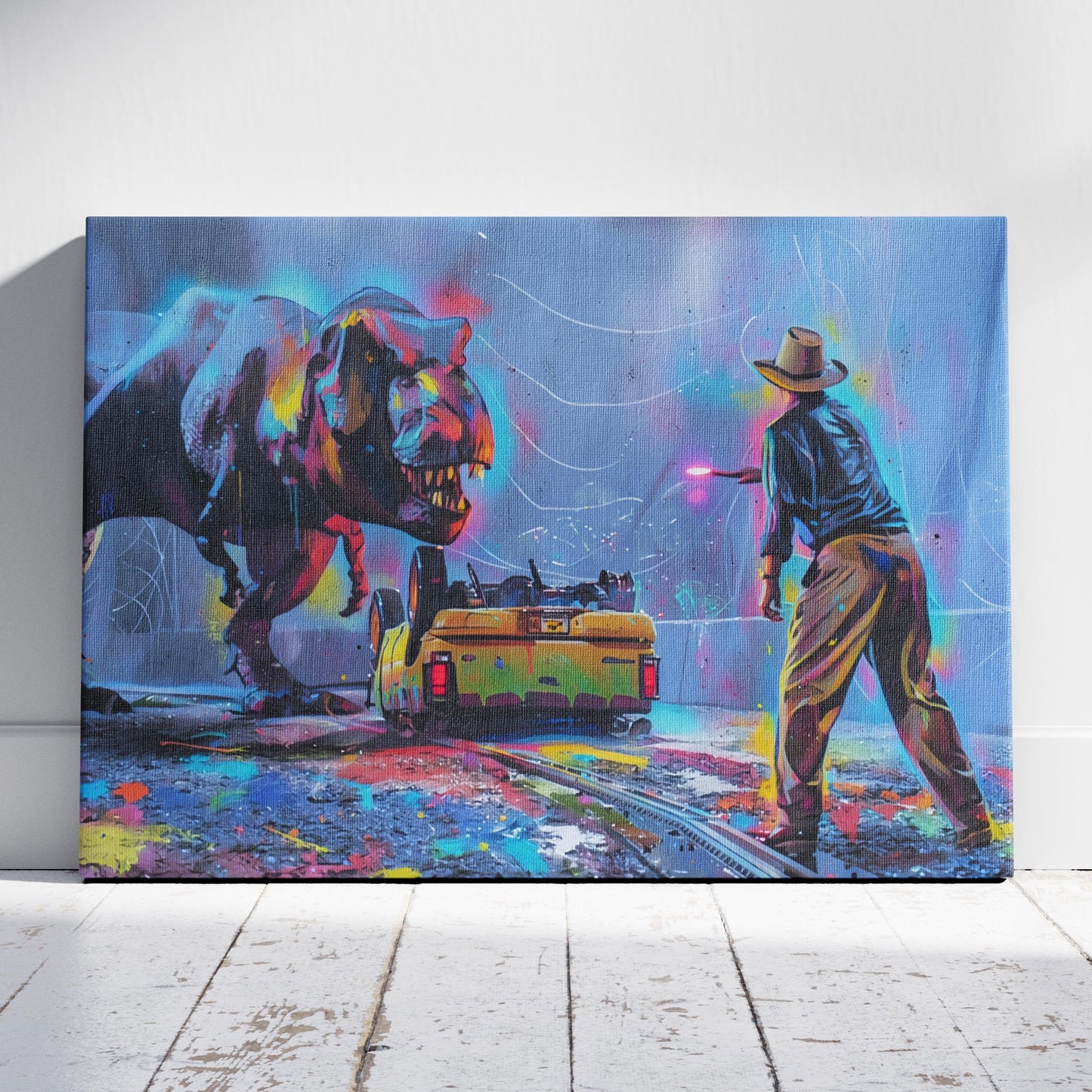 Jurassic Park: Must Go Faster Canvas