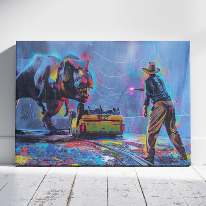 Jurassic Park: Must Go Faster Canvas