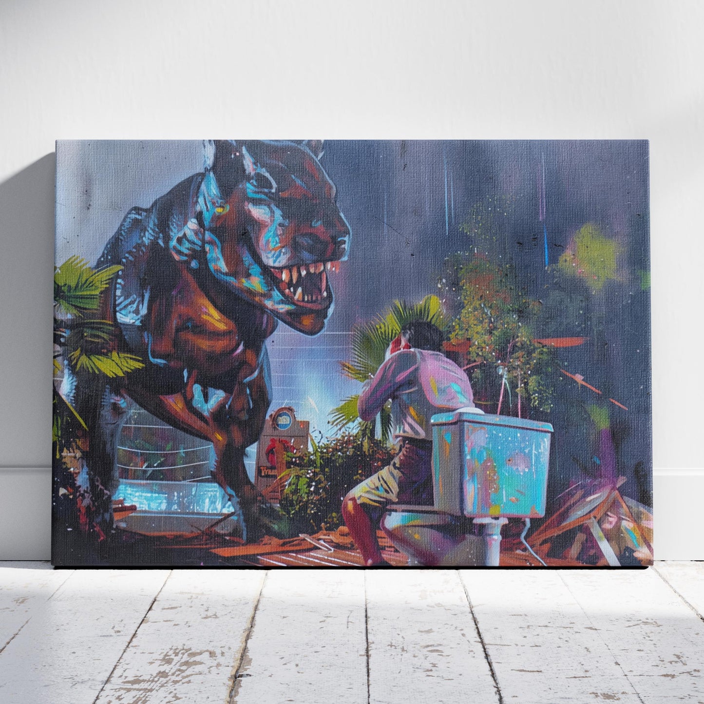 Jurassic Park: When You Gotta Go Canvas