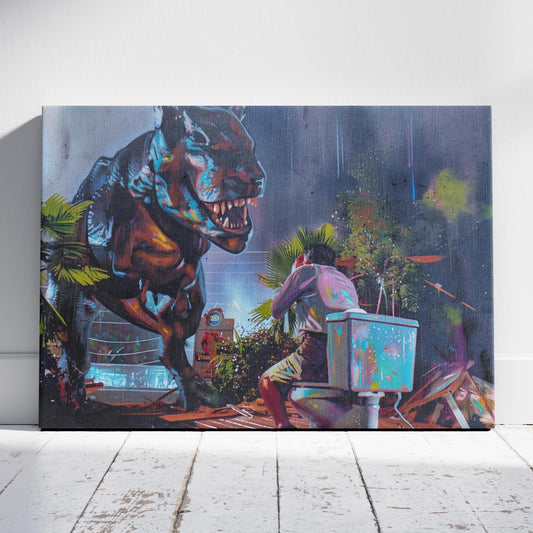 Jurassic Park: When You Gotta Go Canvas