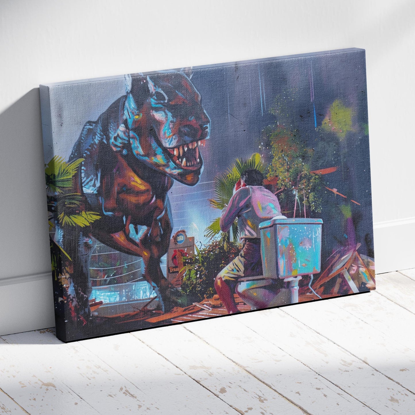 Jurassic Park: When You Gotta Go Canvas