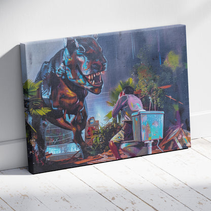 Jurassic Park: When You Gotta Go Canvas