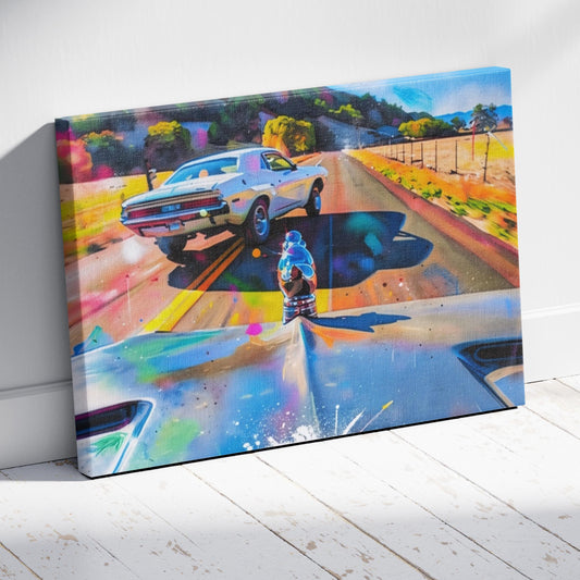 Death Proof: Rearview Chase Canvas