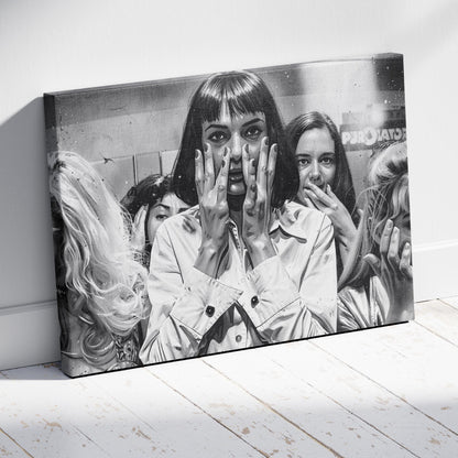 Pulp Fiction: Powder Room Canvas