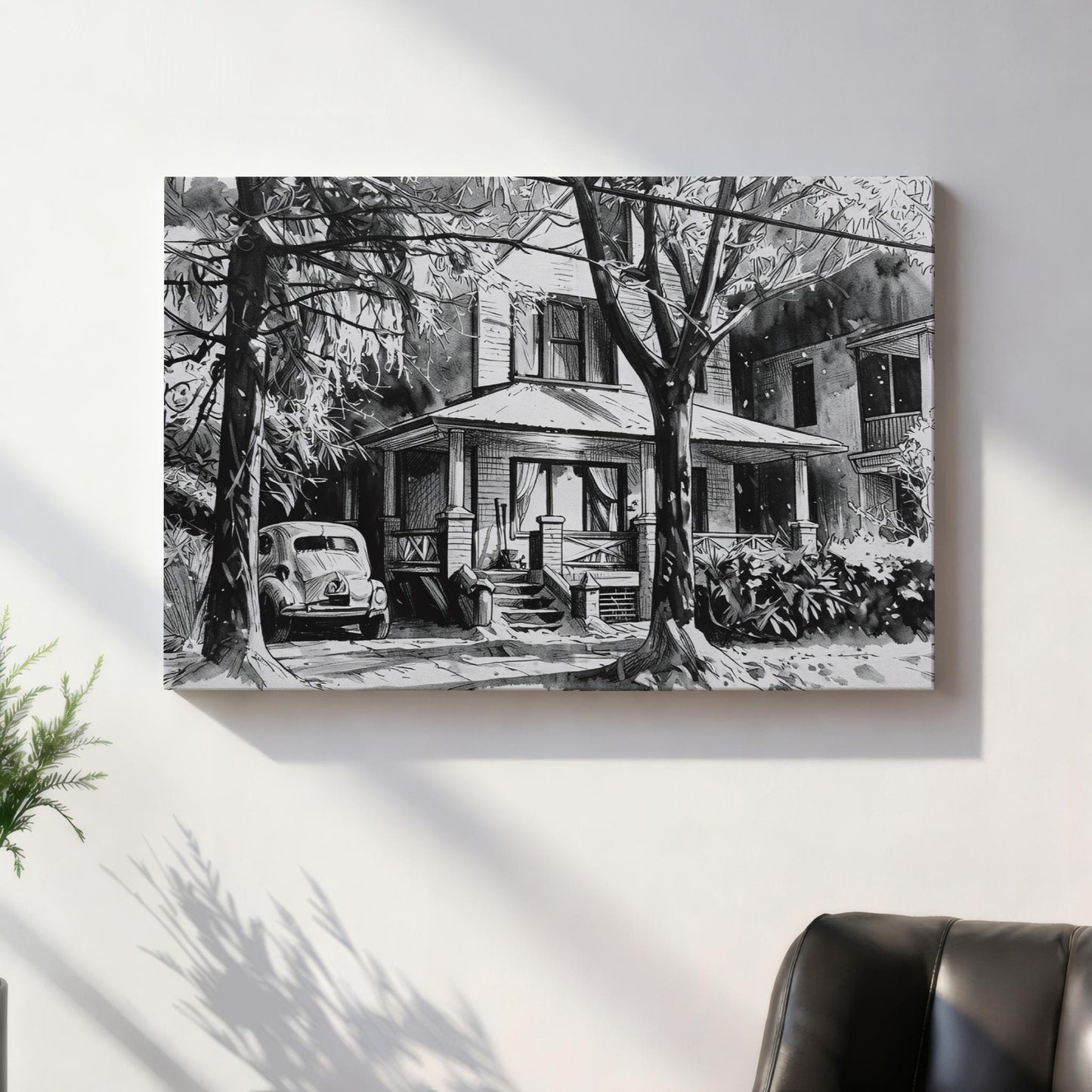 A Christmas Story: The House Canvas