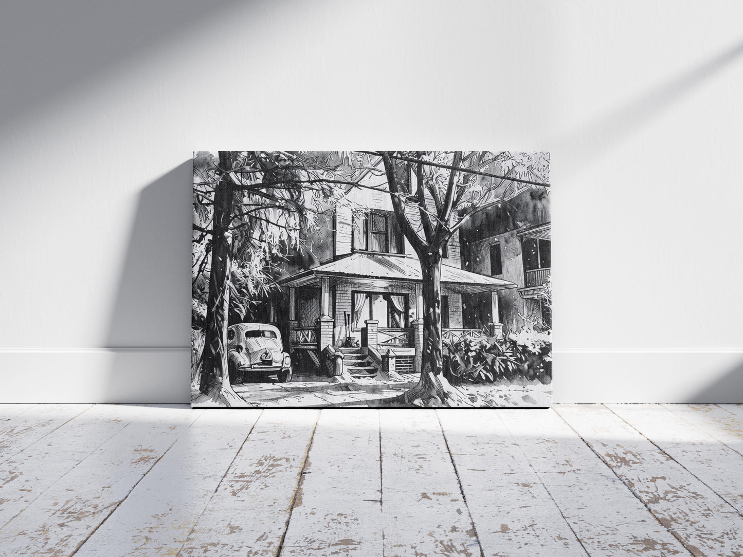 A Christmas Story: The House Canvas