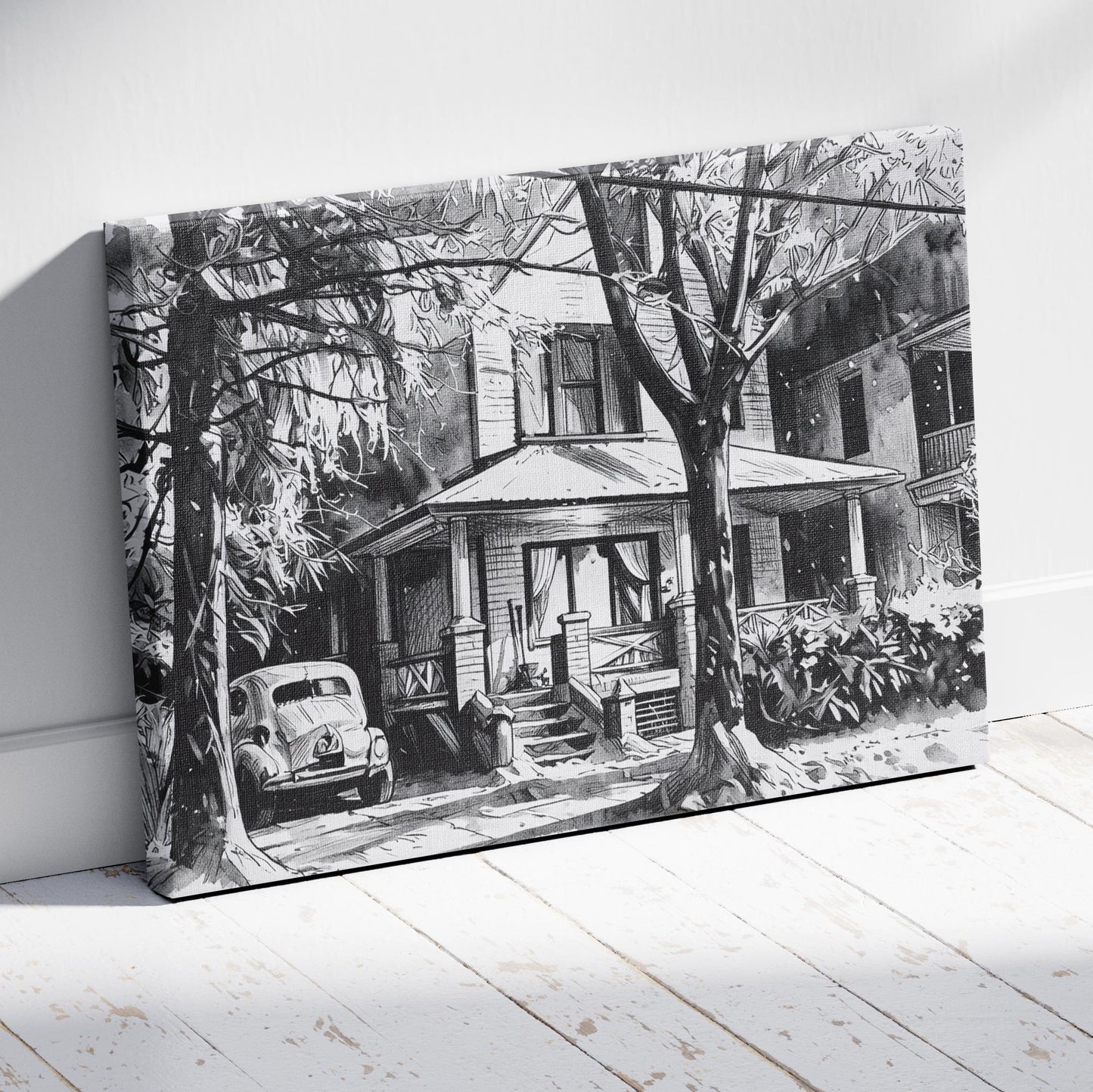A Christmas Story: The House Canvas