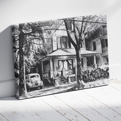 A Christmas Story: The House Canvas
