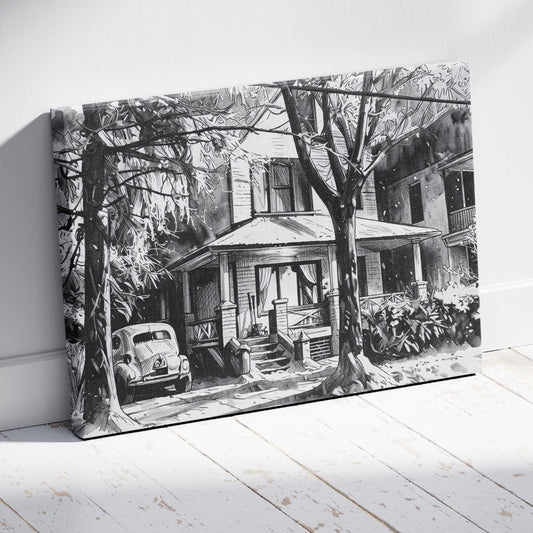 A Christmas Story: The House Canvas