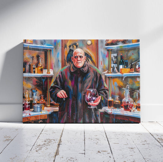 Addams Family: Movie Night with Uncle Fester Canvas