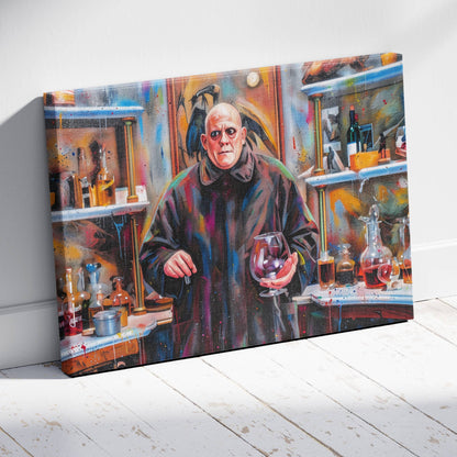 Addams Family: Movie Night with Uncle Fester Canvas