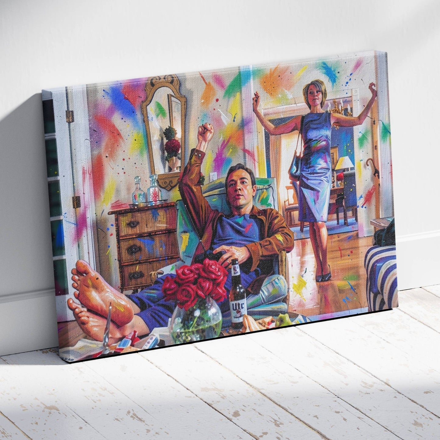 American Beauty: Lester’s Awakening Canvas