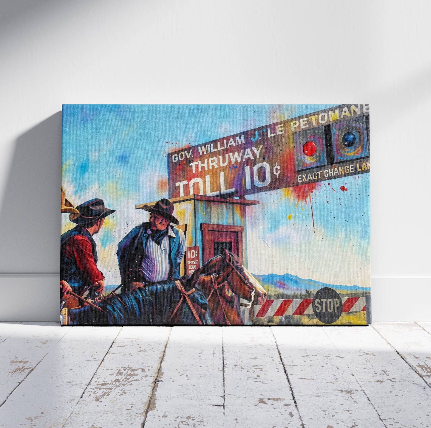 Blazing Saddles: “Somebody’s Gotta Go Back and Get a Sh*tload of Dimes!” Canvas