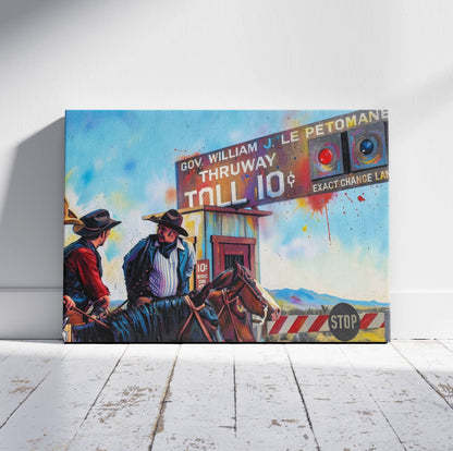 Blazing Saddles: “Somebody’s Gotta Go Back and Get a Sh*tload of Dimes!” Canvas