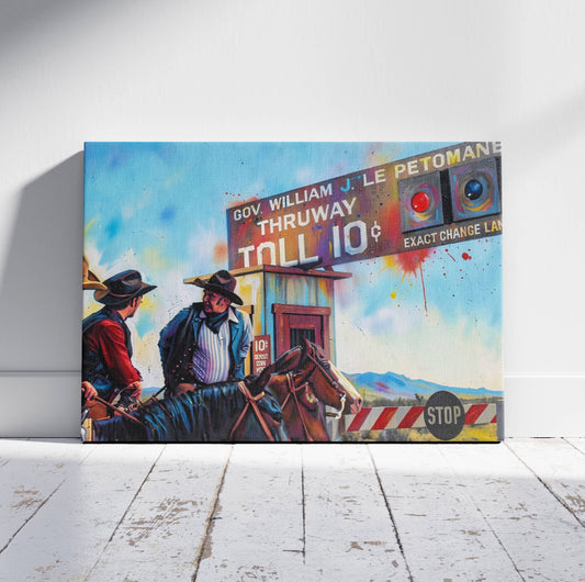 Blazing Saddles: “Somebody’s Gotta Go Back and Get a Sh*tload of Dimes!” Canvas