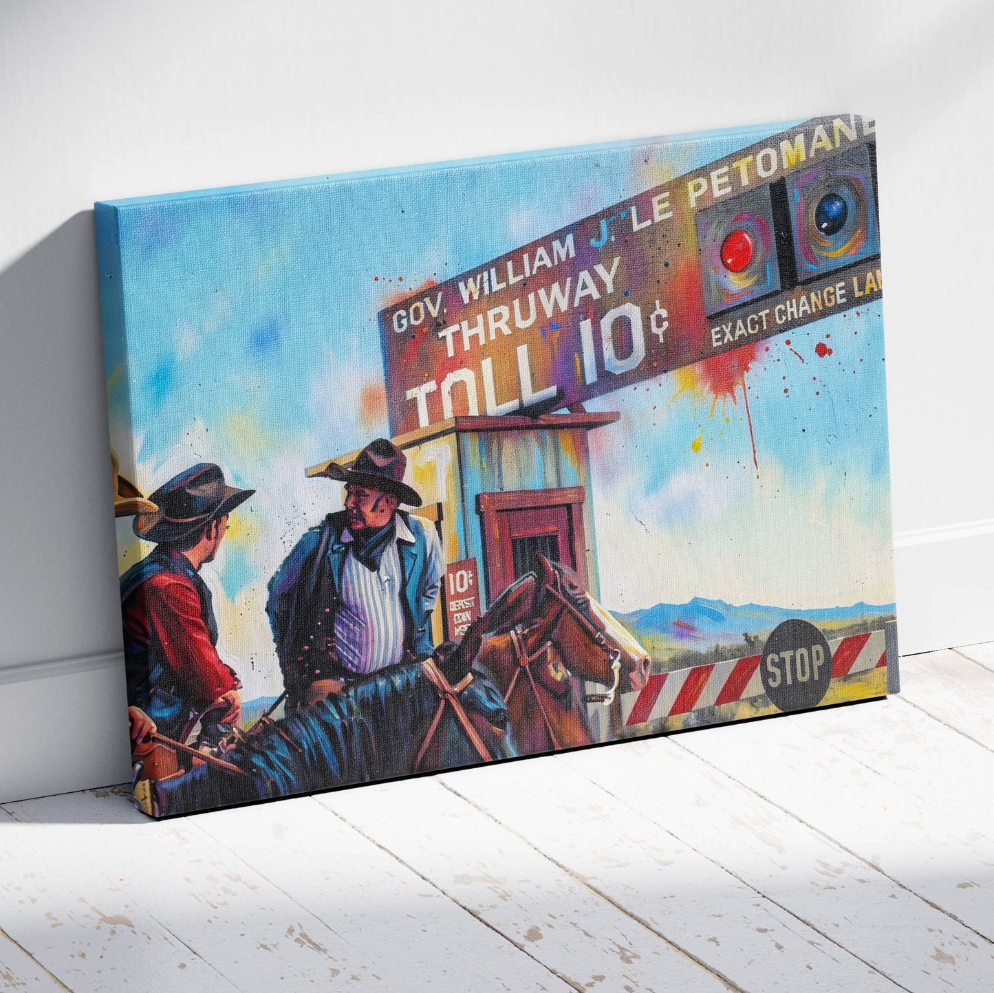 Blazing Saddles: “Somebody’s Gotta Go Back and Get a Sh*tload of Dimes!” Canvas