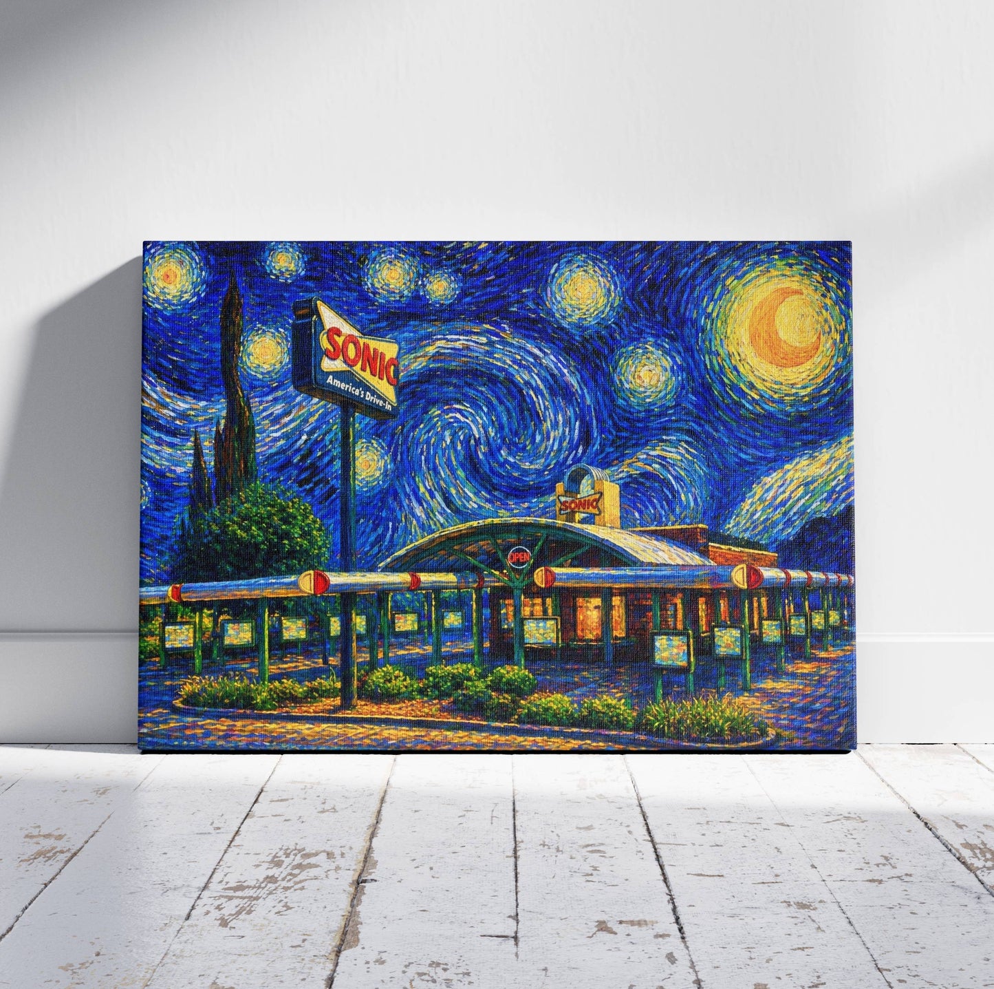 Cherry Limeade Nights Canvas