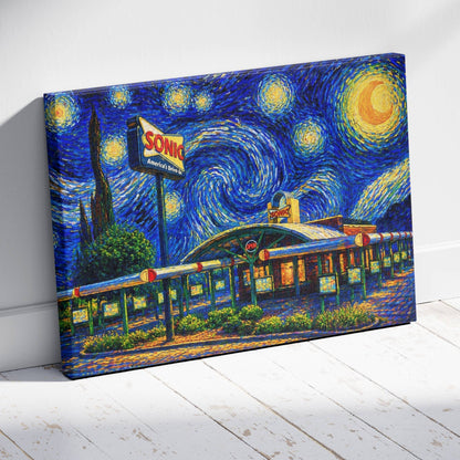 Cherry Limeade Nights Canvas