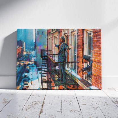 Coming to America: Good Morning, My Neighbors! Canvas