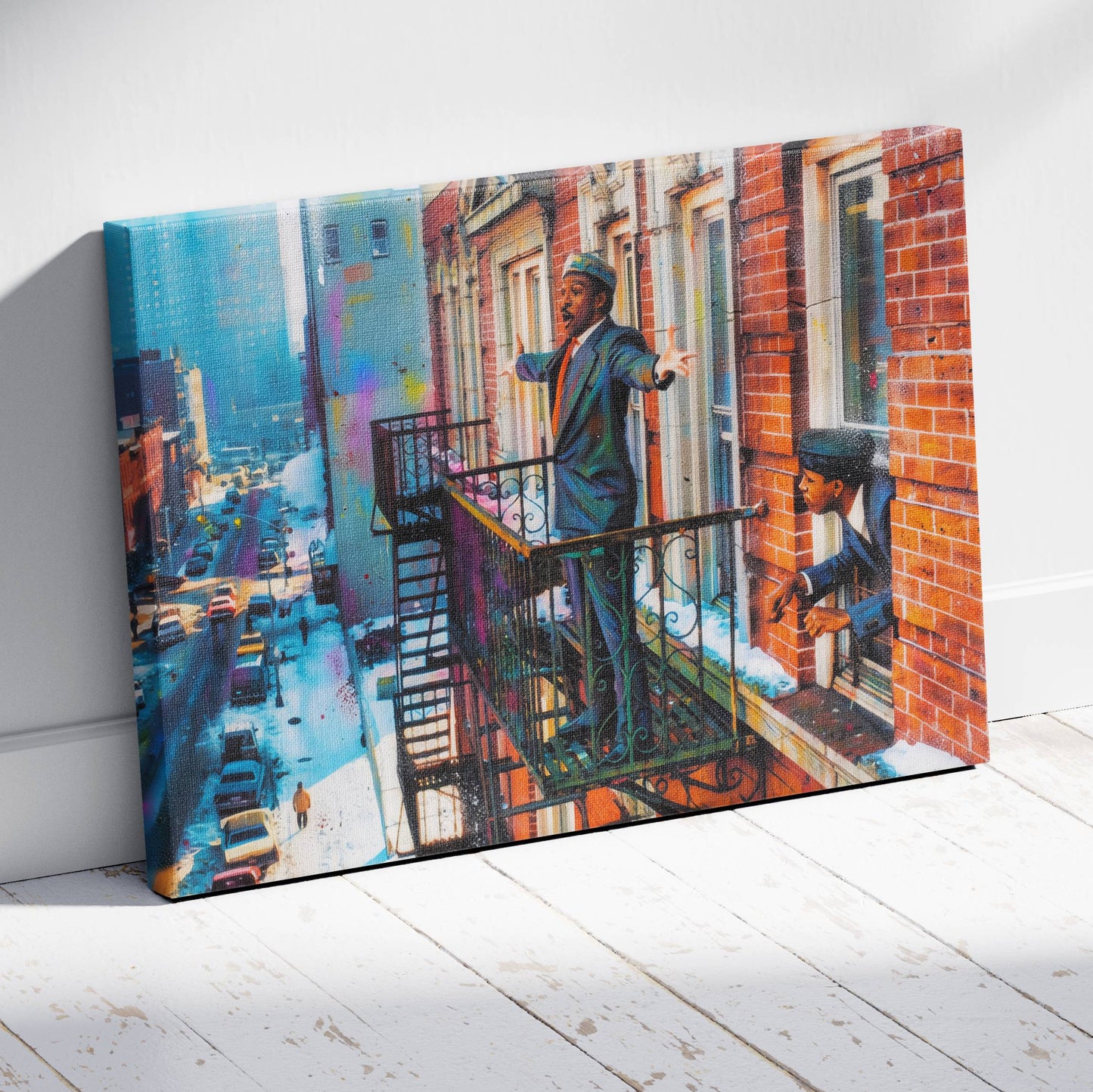 Coming to America: Good Morning, My Neighbors! Canvas
