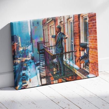 Coming to America: Good Morning, My Neighbors! Canvas