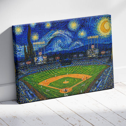 Dodger Stadium Starry Night