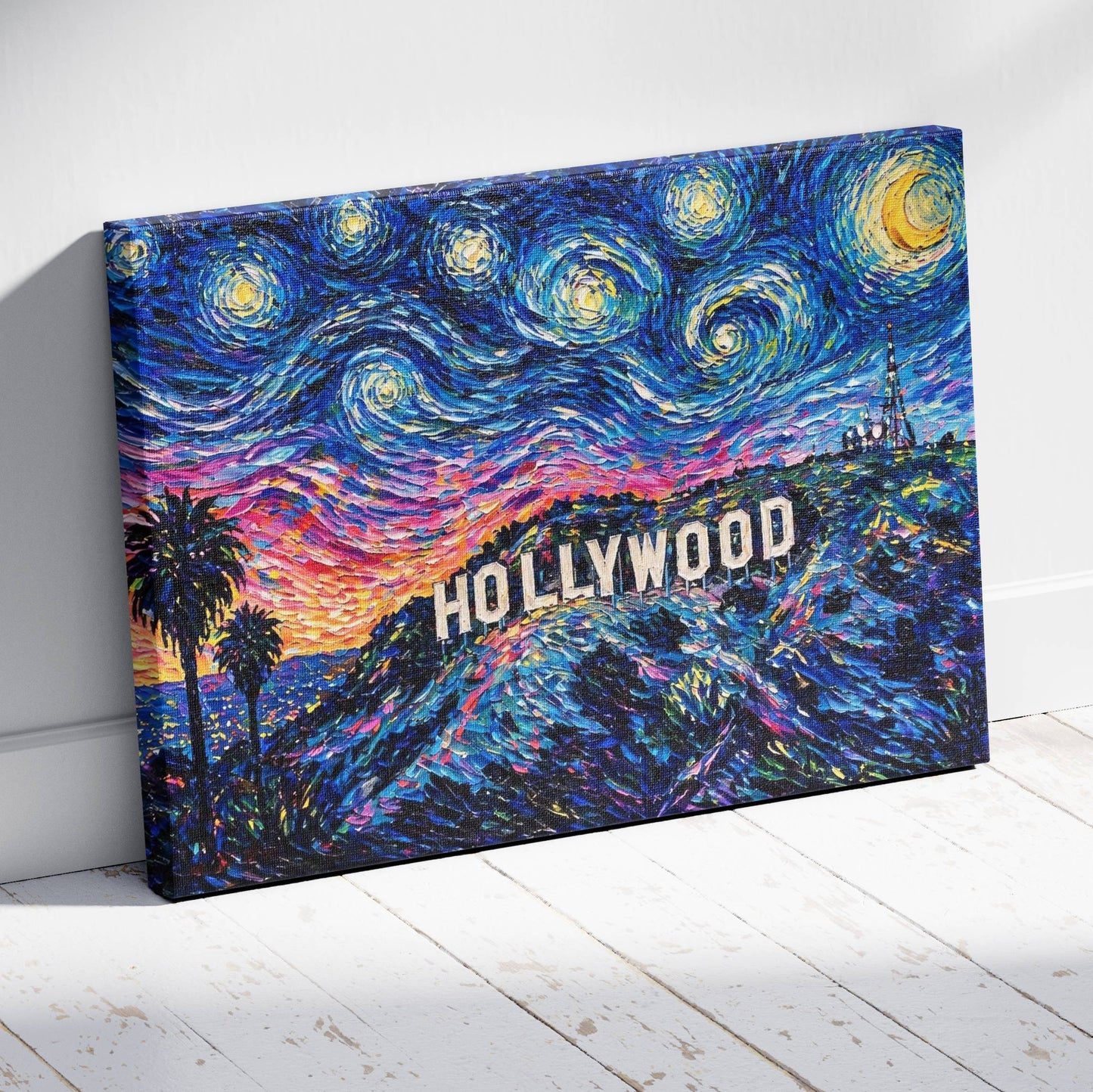 Dreams Above Hollywood Canvas