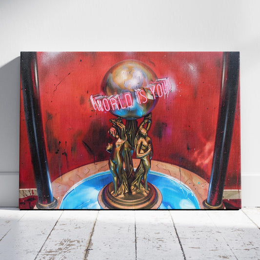 Scarface: The World Is Yours Canvas