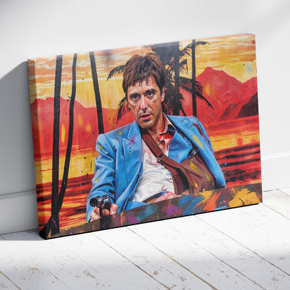 Scarface: King of the World Canvas