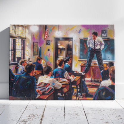 Dead Poets Society: Stand on Your Desk Canvas