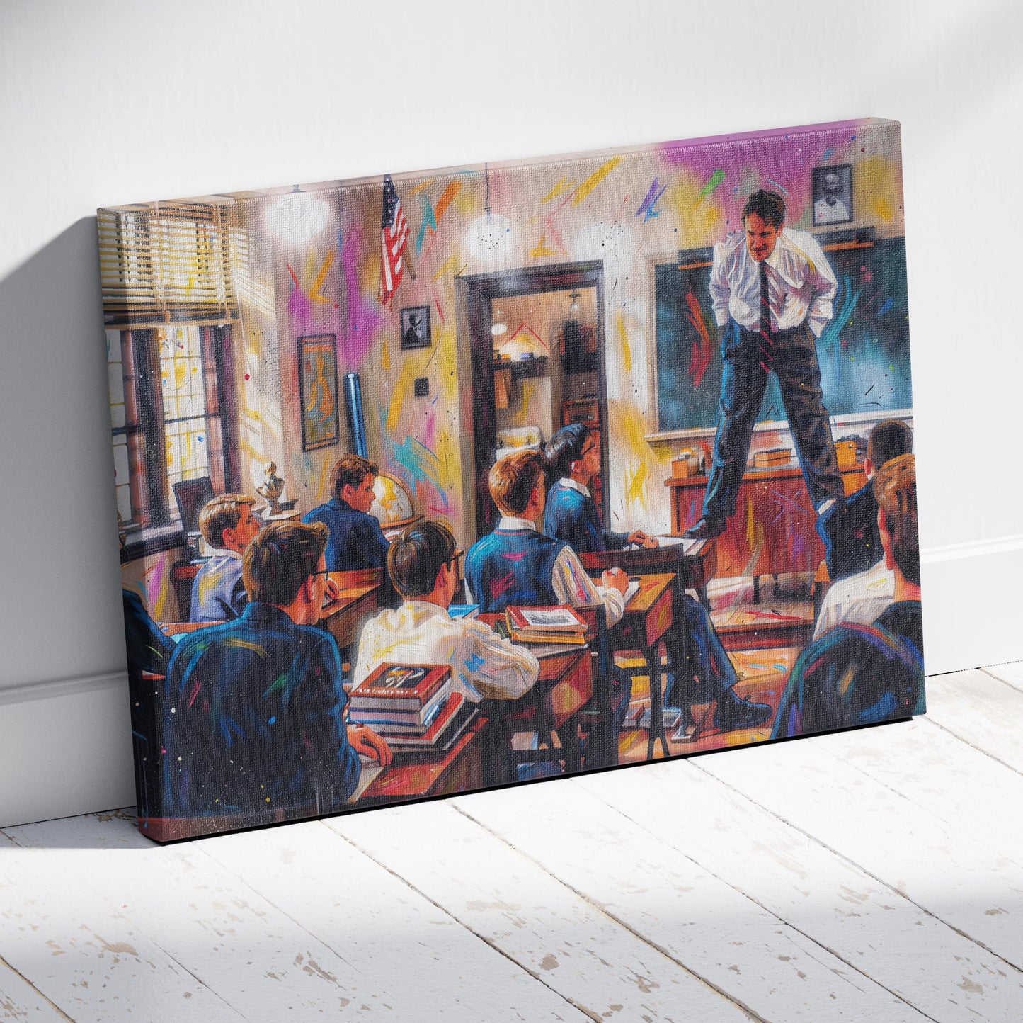 Dead Poets Society: Stand on Your Desk Canvas