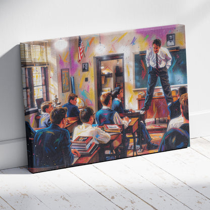 Dead Poets Society: Stand on Your Desk Canvas