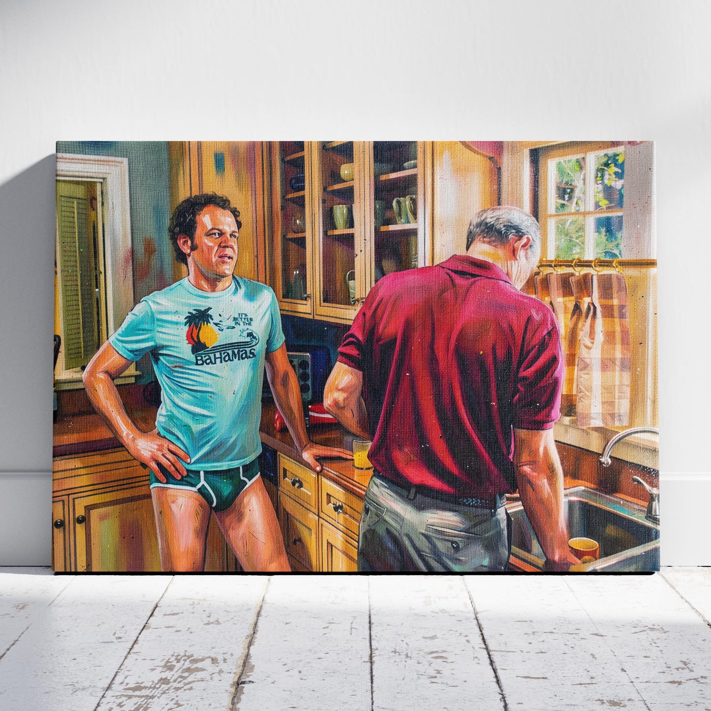 Step Brothers: Interview Underwear Confidence Canvas